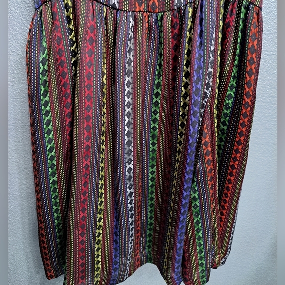 Jack Striped Dress With A Sweetheart Neckline  Size M - Picture 9 of 13